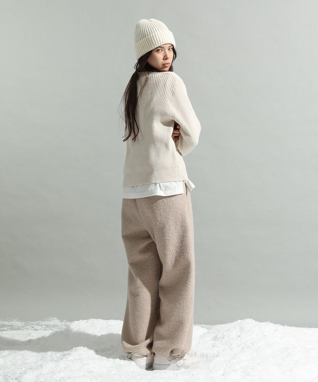 CRAFT STANDARD BOUTIQUE ミニモールハーフジップニットプルオーバー Off White