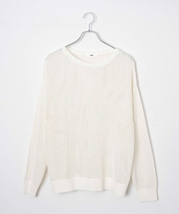 WEGO メッシュニットBIGPO オフホワイト