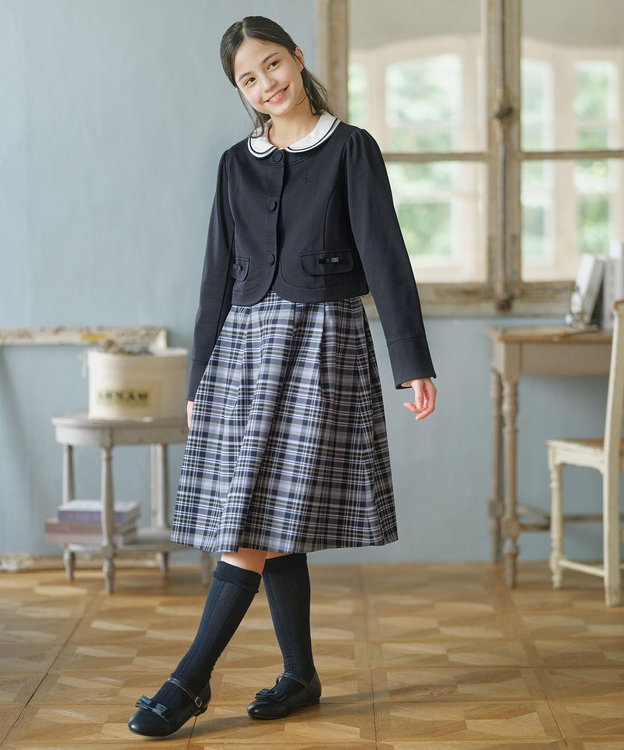 150-170㎝】ノーカラー ジャケット / 組曲 KIDS | ファッション