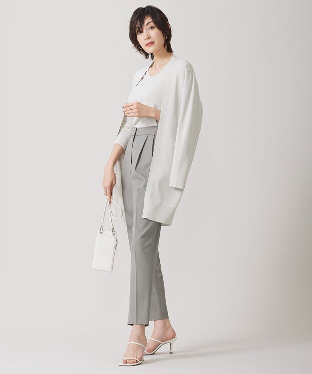 ICB 【洗える】 シンセティックフルニードル カーディガン トープ系