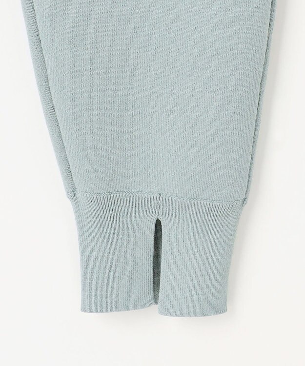 NAVE 【ReNAVE・洗える】スムースニット パンツ サックスブルー系