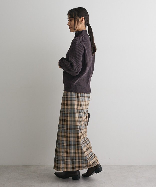 CRAFT STANDARD BOUTIQUE ミニモールハーフジップニットプルオーバー Dark Gray