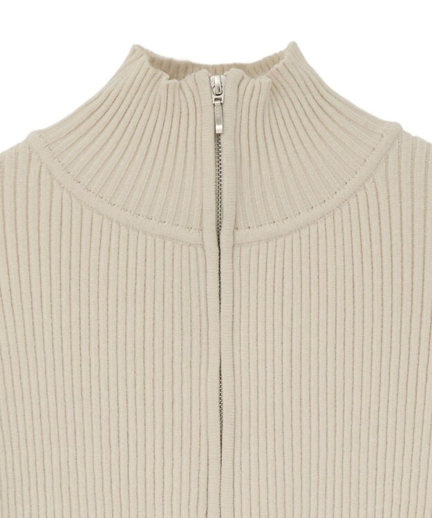 CRAFT STANDARD BOUTIQUE ミニモールハーフジップニットプルオーバー Off White