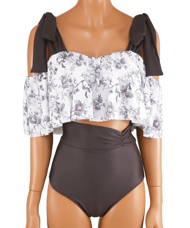 San-ai Resort（三愛水着楽園） 【SALE】【11号・13号】ワコール定番商品カップ使用GHIカップの大きなお胸に対応【グラマラスフィット】ワイヤー水着　11EF-ML・13GHI-L LL ブラウン