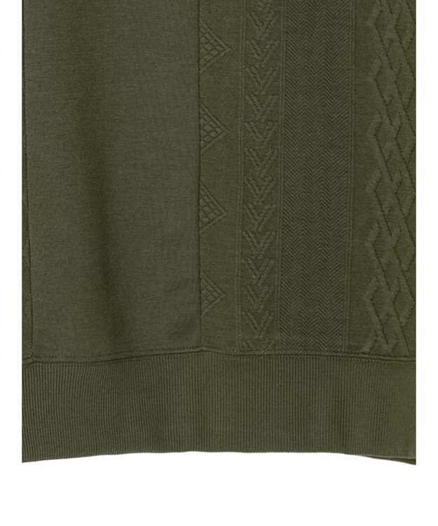 CRAFT STANDARD BOUTIQUE ＪＱカット切り替えプルオーバー1 Khaki