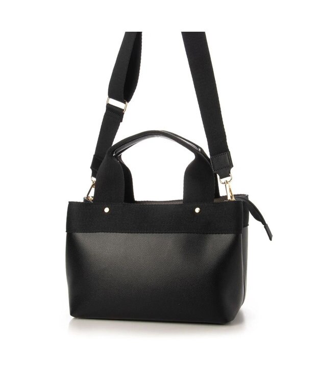 UNBILLION 【訳あり商品】カシュカシュ cache cache / テープディテール2wayパーテーショントート ブラック