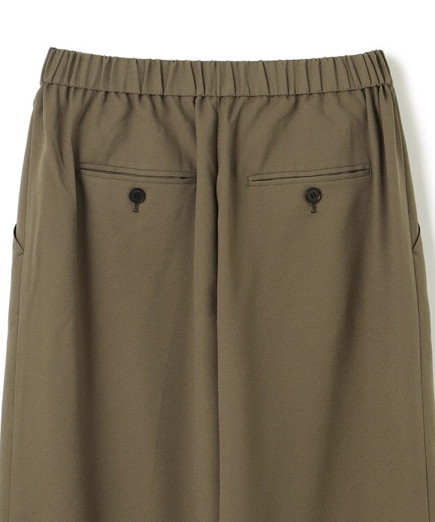 JOSEPH 【洗える】ノーブルサテン　ワイドトラウザーズ Moss