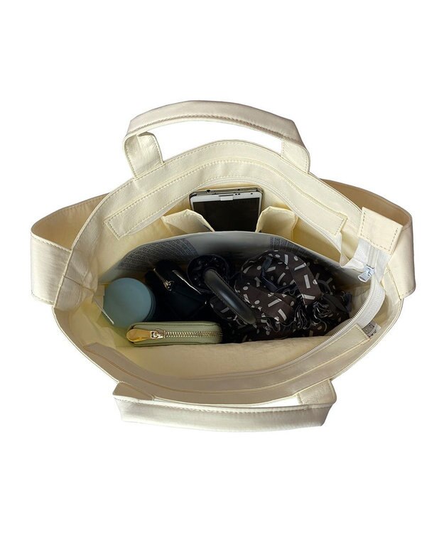 ROOTOTE 8365【サンリオ:カゴバッグ】IP.ミディアム2way.スロース.ハローキティ-A 01：アイボリー