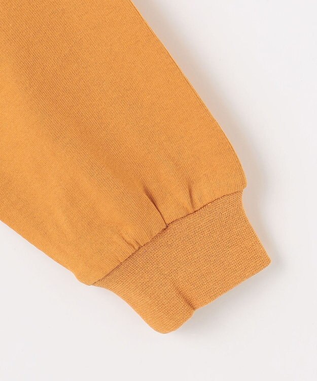 ANY KIDS はたらく車プリント 長袖Tシャツ マスタード