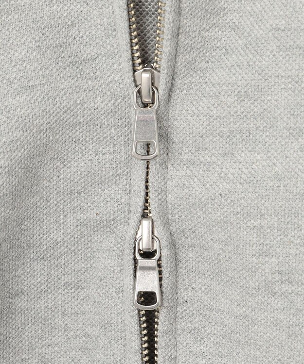 J.PRESS MEN フルジップパーカー ライトグレー系