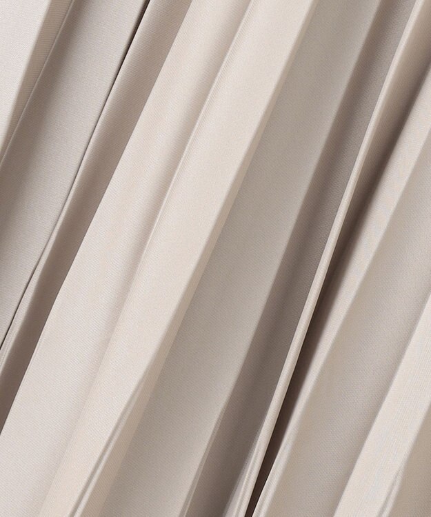 ICB 【洗える】 レザーライクプリーツスカート トープ系