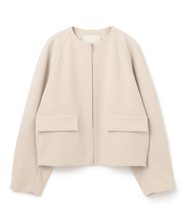 uncrave 【撥水・洗濯機洗い可】プルーフ ダブルクロス ブルゾン（uncrave WHITE） グレージュ