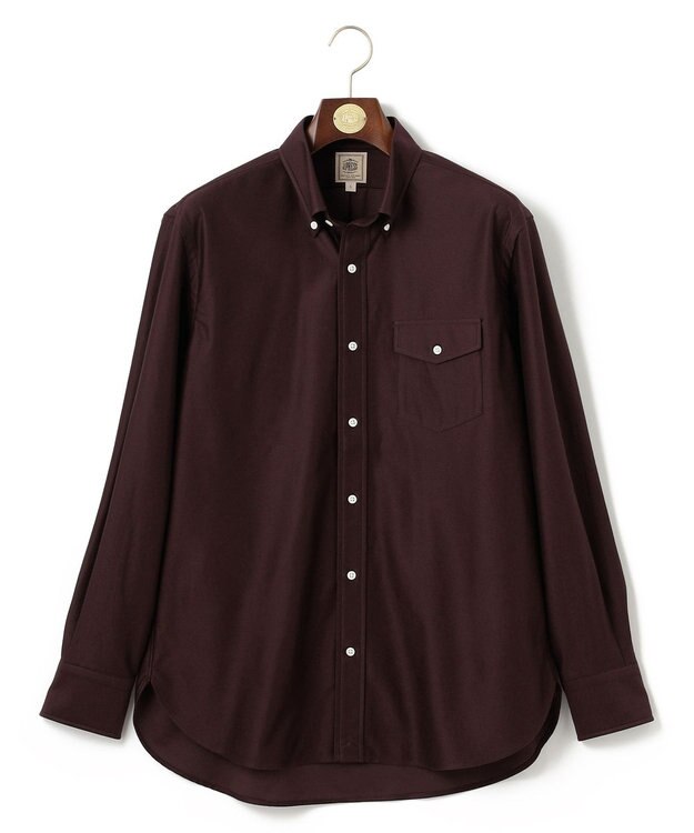 J.PRESS MEN KANEMASA KNITTING デニムジャージ シャツ ブラウン系