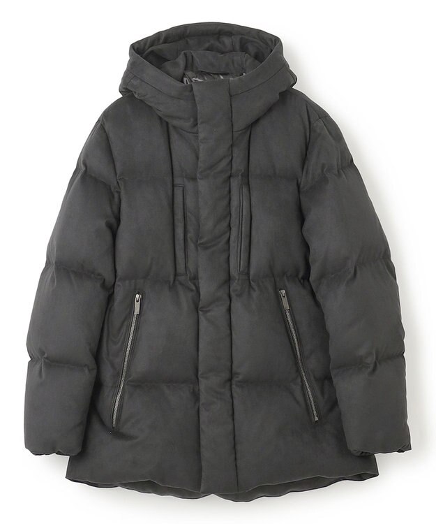 JOSEPH HOMME コマスエード　ダウンコート ブラック系