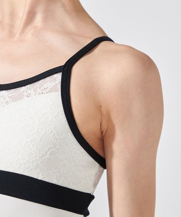 Chacott キャミソールレオタード オフホワイト