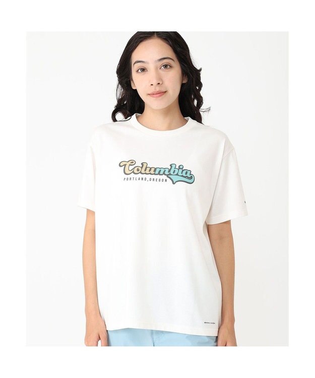Columbia Columbia/ ウィメンズチャールズドライブショートスリーブTシャツ /コロンビア Sea Salt