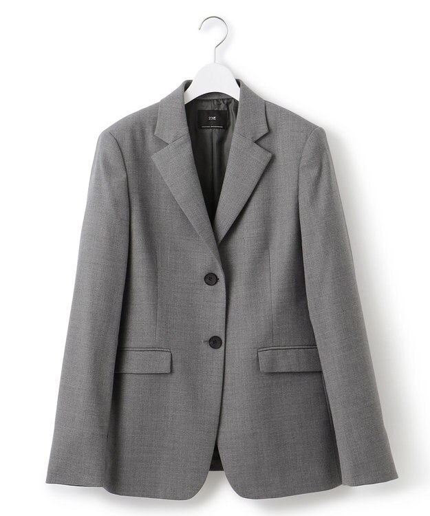 23区 【セットアップ対応】TWサキソニー シングル ジャケット ライトグレー系