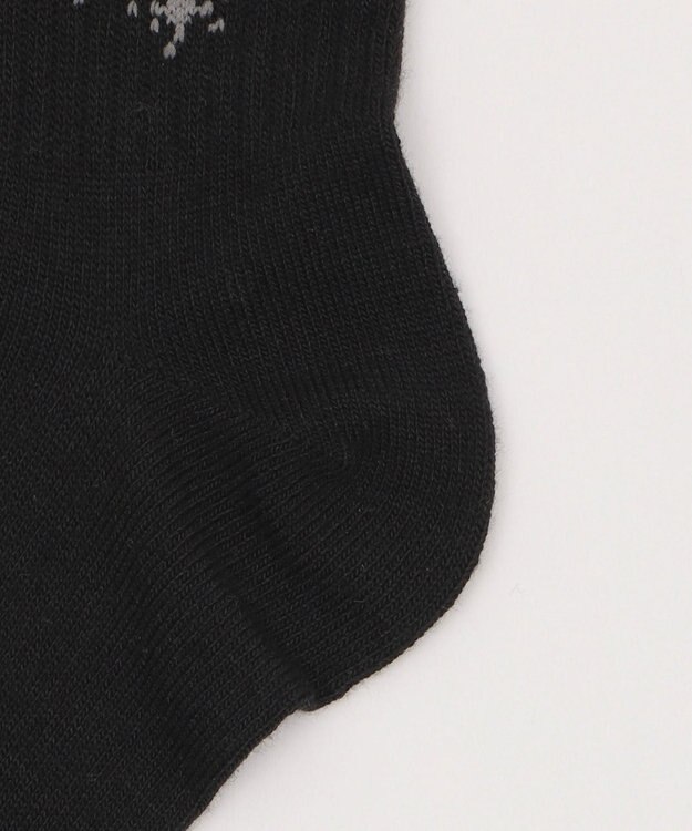 WEGO グラフィックデザインソックス ブラック