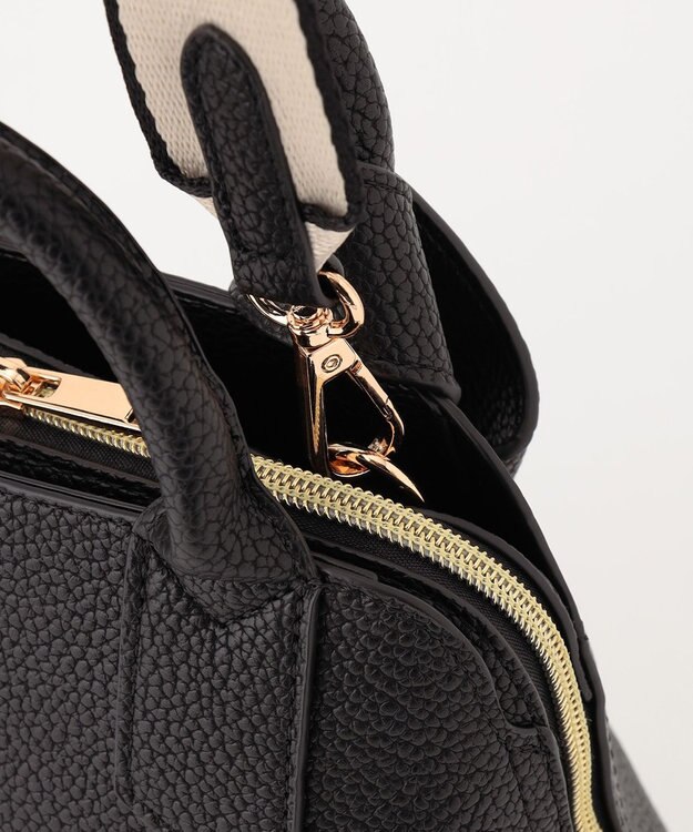 LA BAGAGERIE 【maison vert】 【超軽量/多収納】リボンハンドル2WAYバッグ ブラック