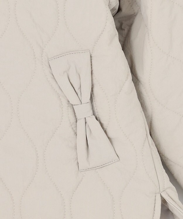 ANY KIDS キルティングブルゾン ライトベージュ