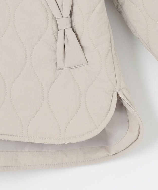 ANY KIDS キルティングブルゾン ライトベージュ