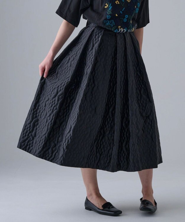 muuc 【土の凹凸を表現したナイロン素材】テレイン スカート