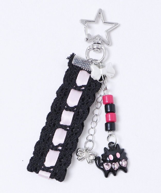 WEGO ビーズループタグキーホルダー 柄1