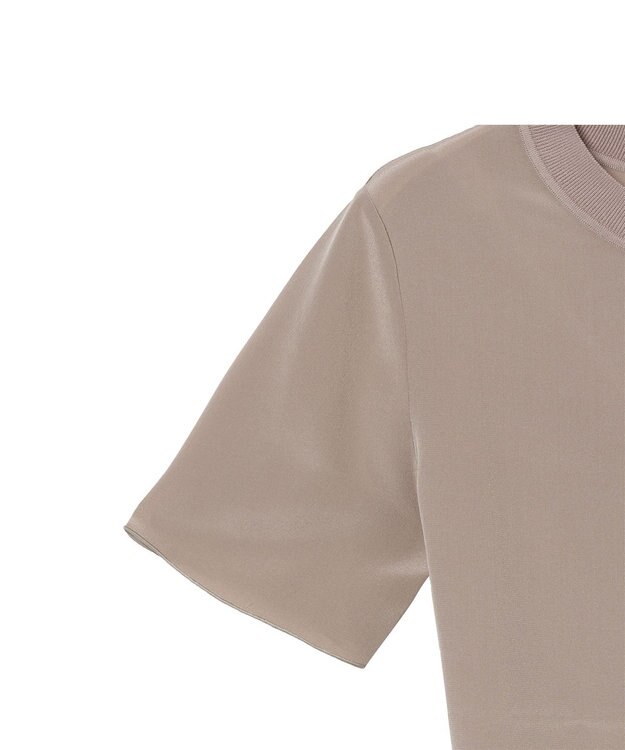 JOSEPH 【洗える】クレープ ド ソワ　ショートスリーブTEE Escargot