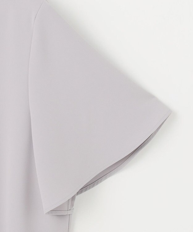 ANY SIS S 【接触冷感・UVカット・吸水速乾】サラキレイ ブラウス ライトグレー