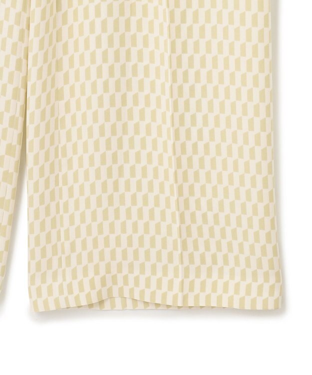 JOSEPH アルコーブプリント　ワイドトラウザーズ Pale Olive/Ivory