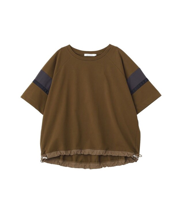 AMERICAN HOLIC 異素材ラインプルオーバー Brown