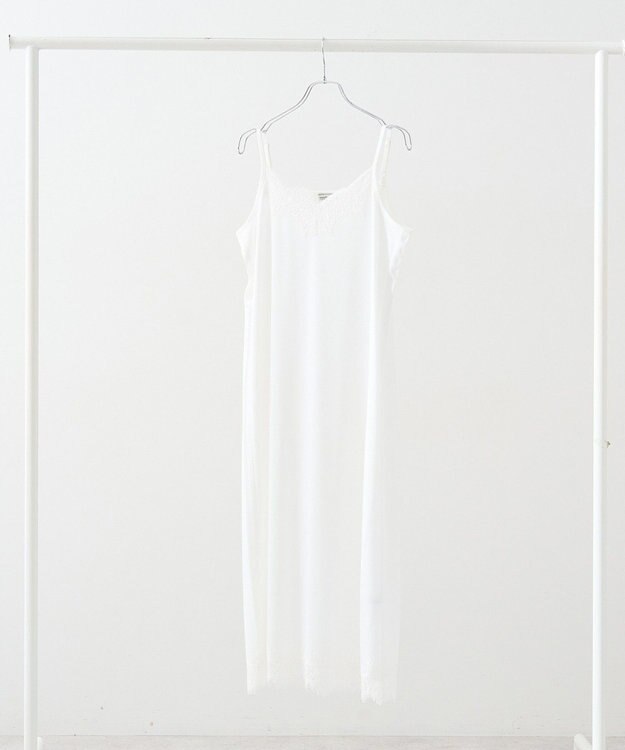 earth music&ecology レースインナーキャミワンピース Off White
