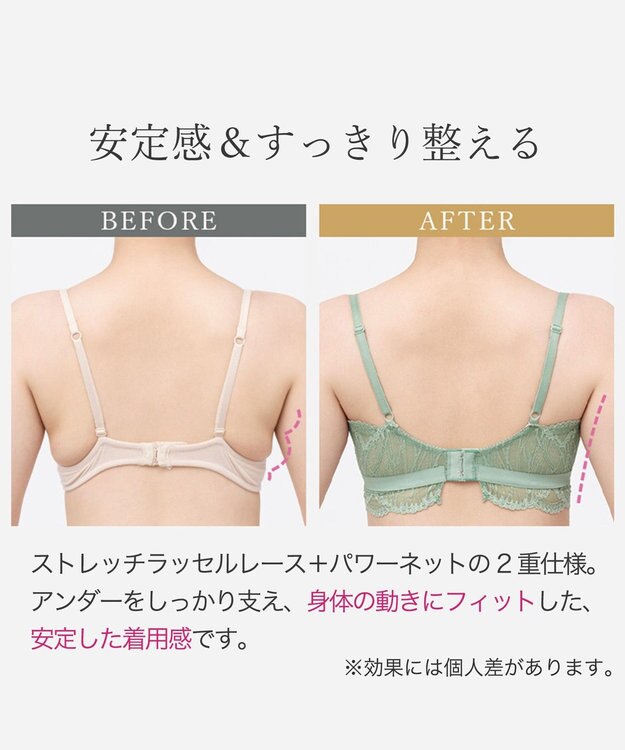 BRADELIS New York 【BRADELIS New York / 育乳補整ブラ・STEP0 キープ】ノンワイヤーブラ26S2 オリーブ