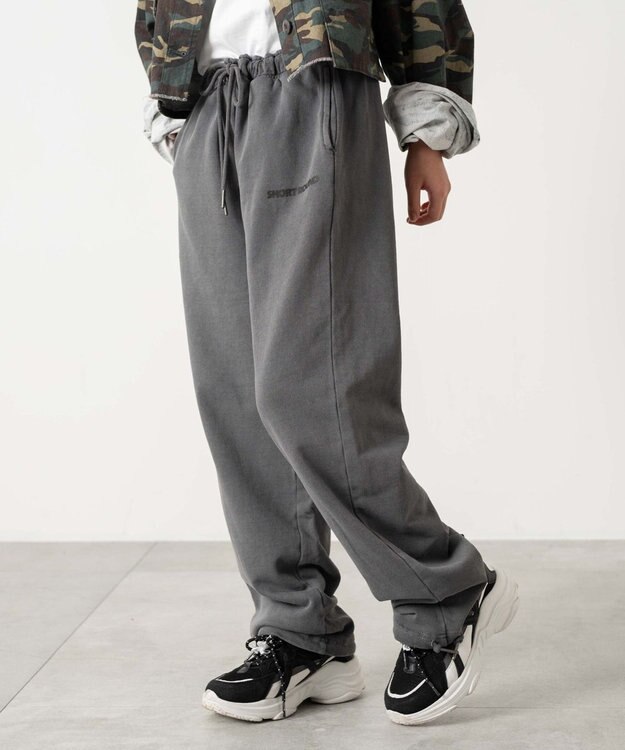 WEGO 【KIDS】ロゴスウェットパンツ（JUNIOR） スミクロ