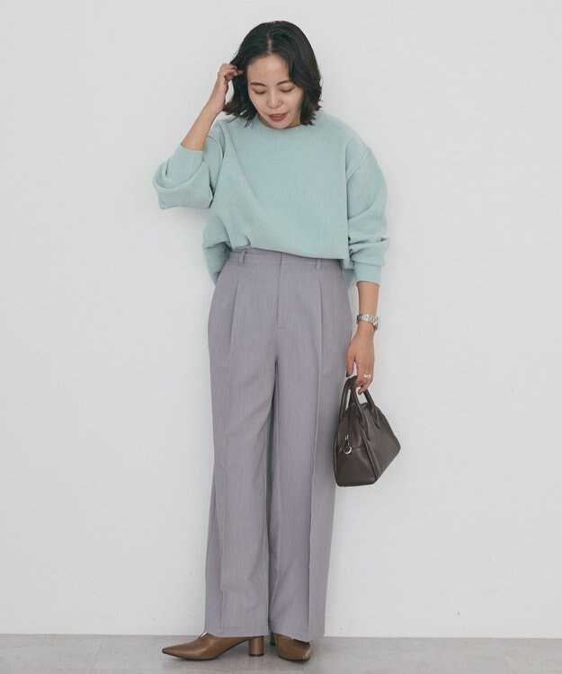 AMERICAN HOLIC 美・美・美ワイドパンツ Gray Mixture