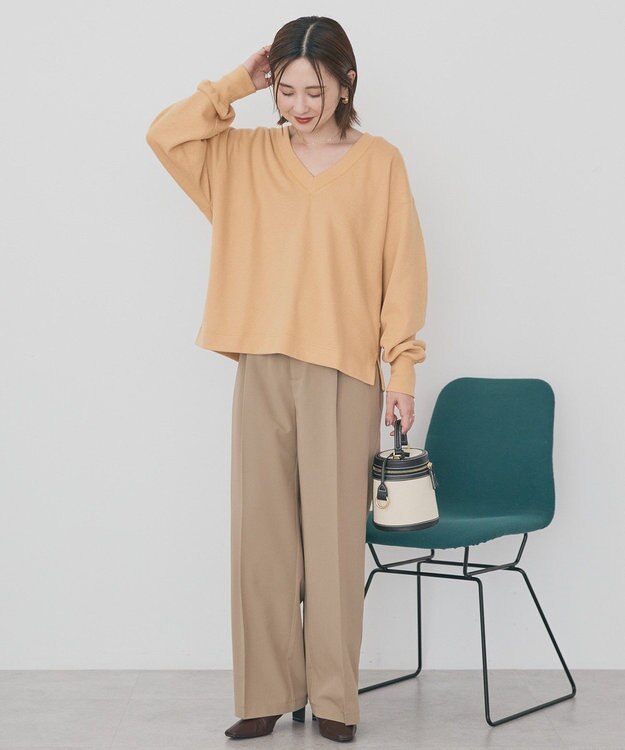 AMERICAN HOLIC 美・美・美ワイドパンツ Beige