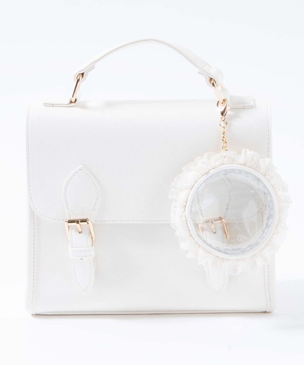 WEGO 【痛バ＆推し活グッズ】サッチェル痛ショルダー ホワイト