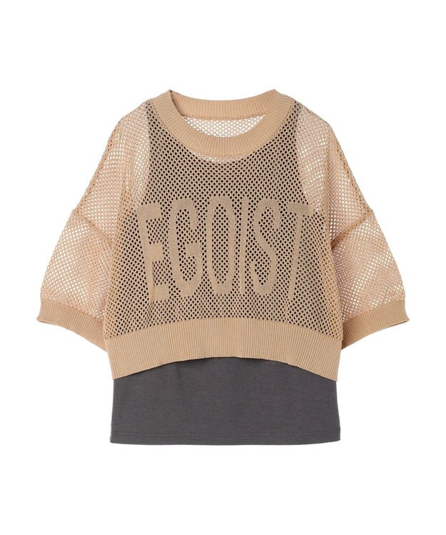 Green Parks ＥＧＯＩＳＴ　ＳＥＴ２点　メッシュ＋インナー Beige