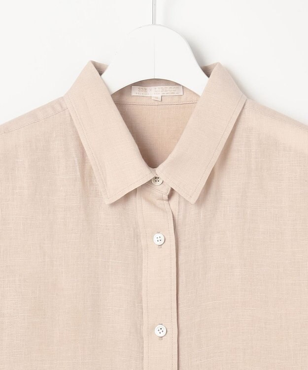 23区 【先行予約】LIBECOリネン ベーシック シャツ ベージュ系
