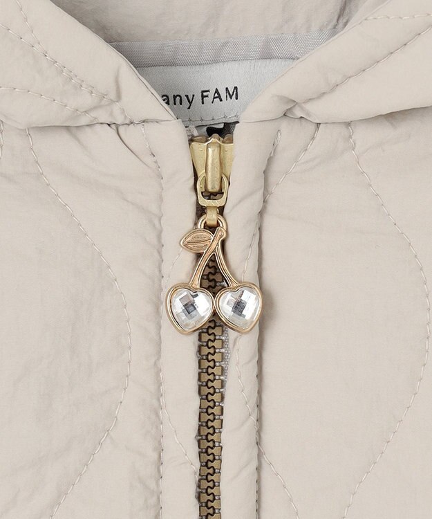 ANY KIDS キルティングブルゾン ライトベージュ