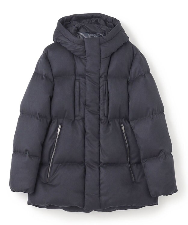 JOSEPH HOMME コマスエード　ダウンコート ネイビー系