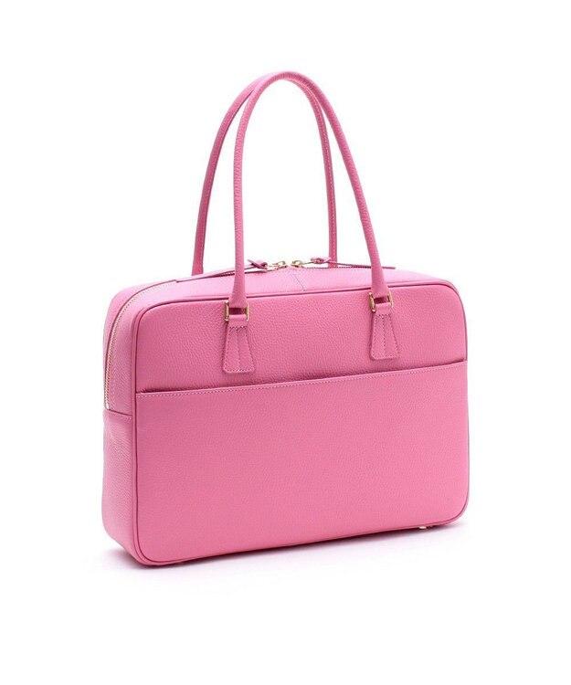 A.D.M.J. 【A4対応】お受験  牛革シュリンクボストンバッグ ウスベニ