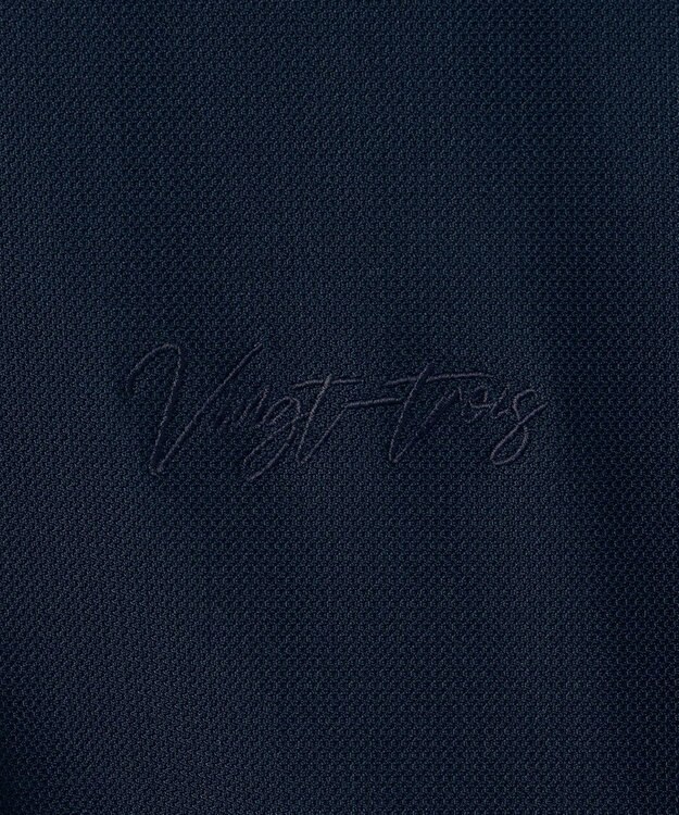 23区GOLF 【WOMEN】機能に優れた新素材「AIR TOOL」で暑い夏を快適に コンビ素材 ワンピース ネイビー系