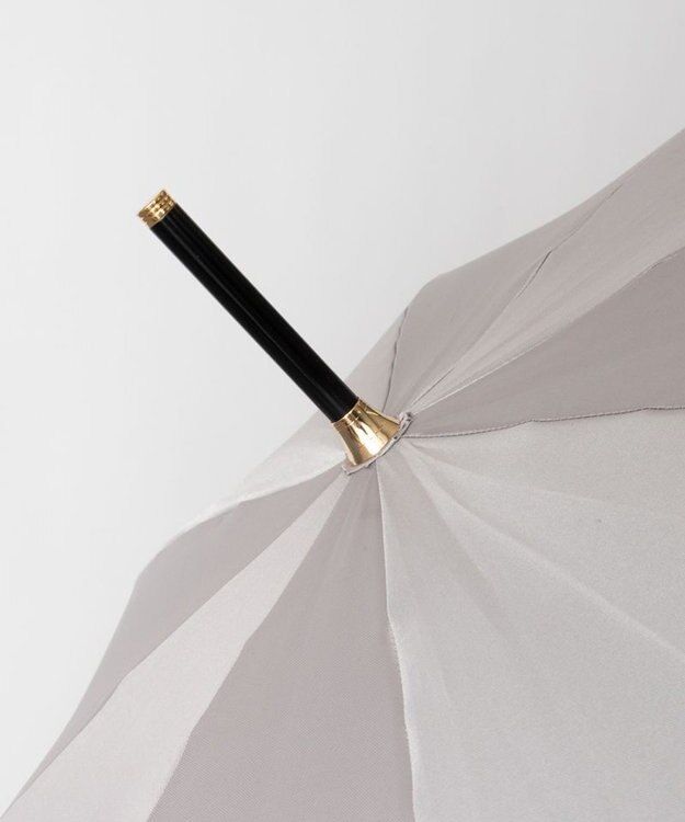 AURORA Beaurance（ビューランス）グログランリボン雨傘（長傘） シルバーグレー