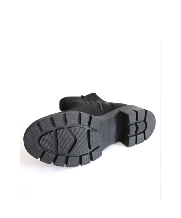 Pointer 本革ミドル丈ブーツ ブラック