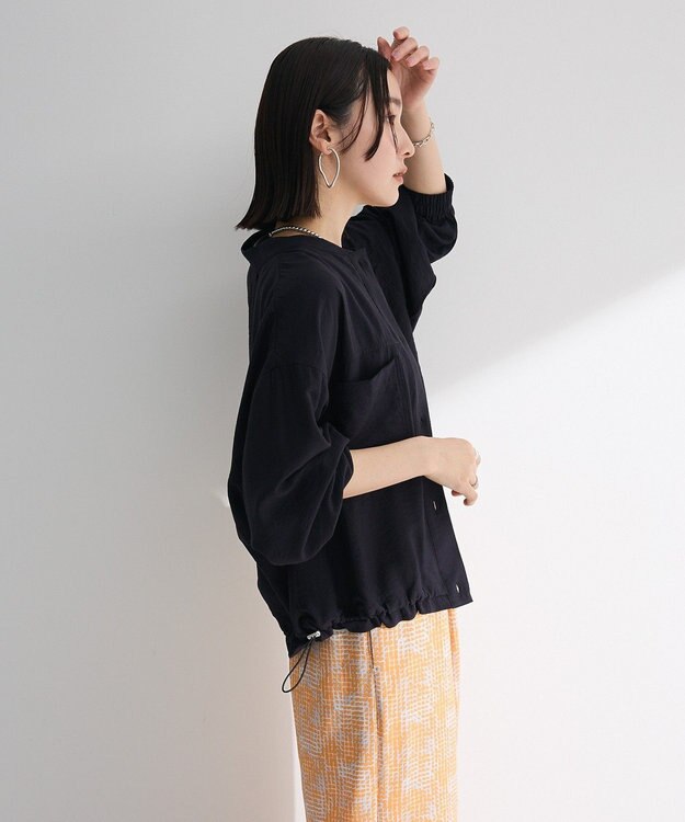 Green Parks シア‐シャツブルゾン Black