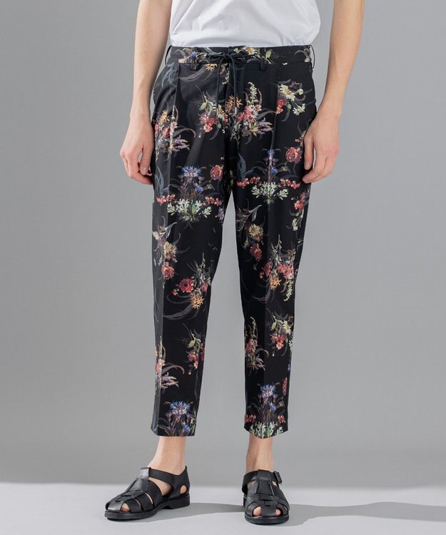 JOSEPH HOMME クールドッツストレッチ花柄 / TEDDY CONVERTIBLE ブラック系5