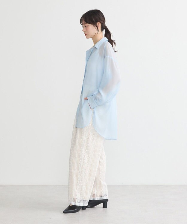 earth music&ecology レースパンツ Off White