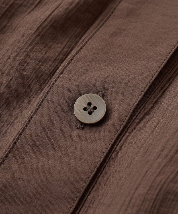 Green Parks シア‐シャツブルゾン Brown