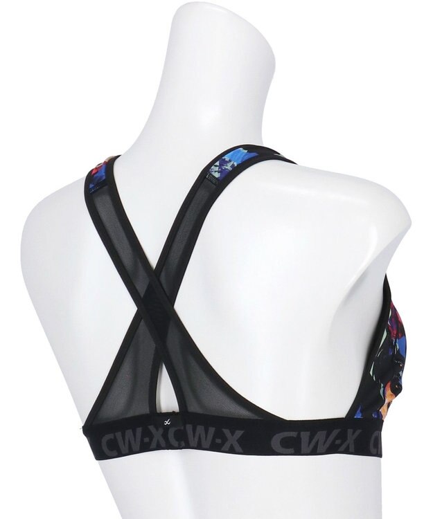 CW-X 【WOMEN】 スポーツブラ 5方向 吸汗速乾（前身頃） HTY128 /ワコール グレイッシュブルー